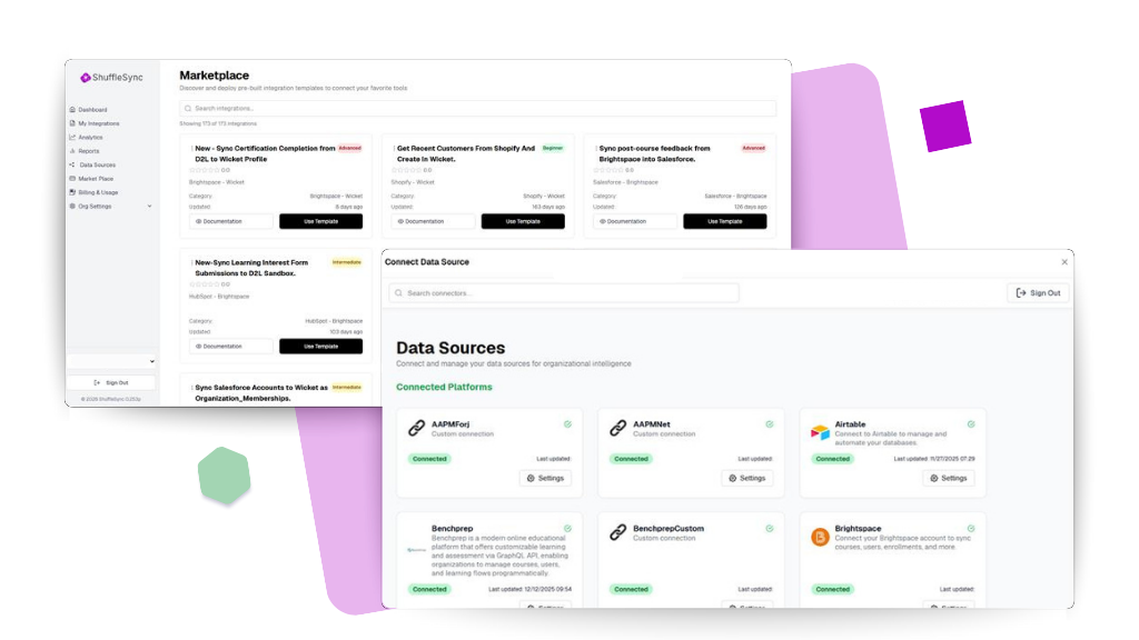 ShuffleSync platform